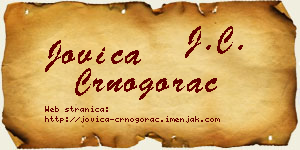 Jovica Crnogorac vizit kartica